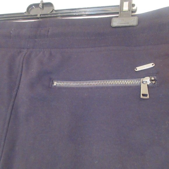 Guess sweatshirt black shorts men 3 zipped up pockets - Picture 4 of 9